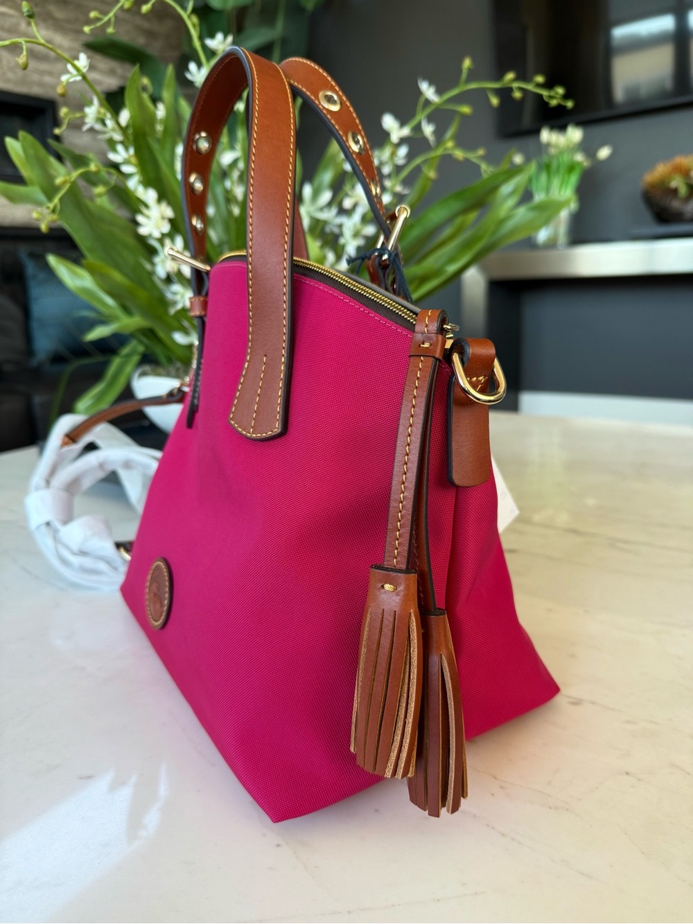 New Dooney & Bourke Nylon Trina Satchel - Picture 6 of 16